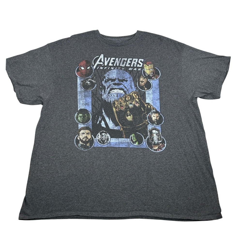 Marvel Avengers Infinity War Thanos Graphic T Shirt XXL